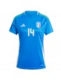 Italien Federico Chiesa #14 Heimtrikot für Frauen EM 2024 Kurzarm